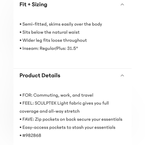 NWT Athleta Venice Wide Leg Pant size 1X. - Picture 10 of 10